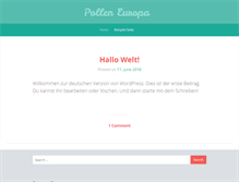 Tablet Screenshot of pollen-europa.net
